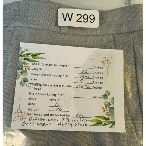 Banana Republic Dress Pants Women 6 Gray Mid-Rise Classic Business Avery - Picture 7 of 7